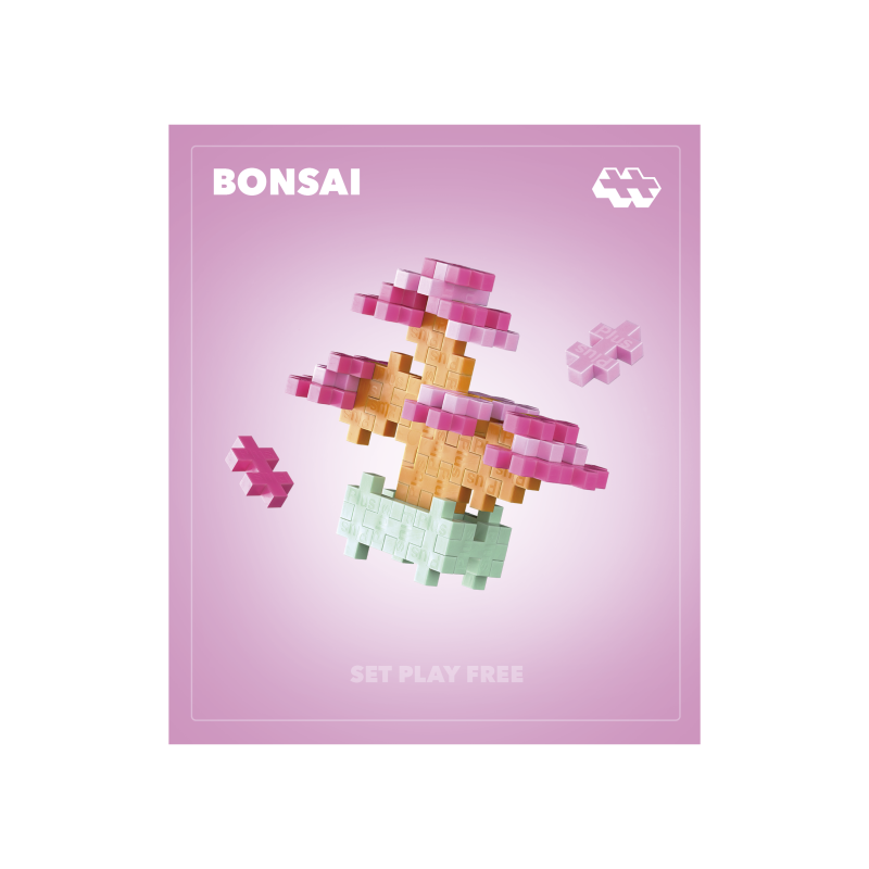 Plus-Plus Kytky Růžová bonsaj