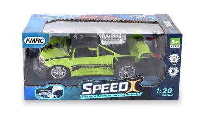 Auto 1:20 s efektem kouře RC modré