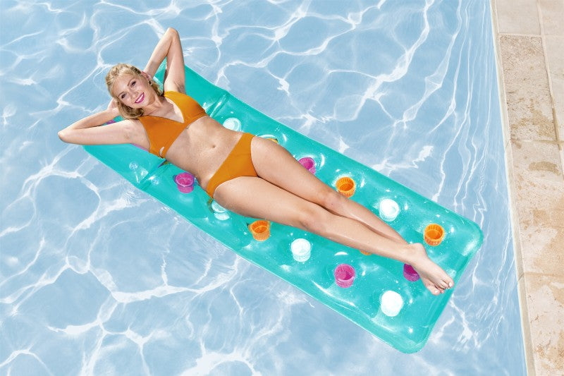 Nafukovací lehátko Summer 1,88 m x 71 cm oranžové