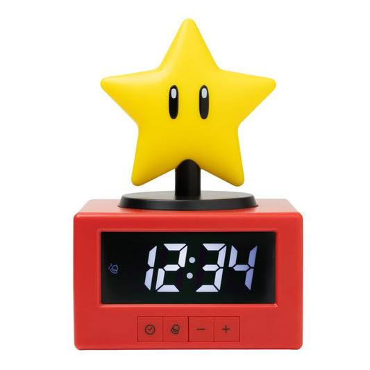 Super Mario budík Super Star