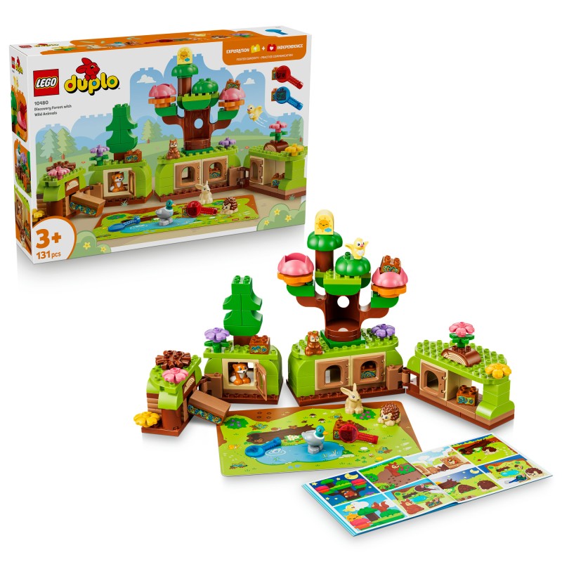 LEGO® DUPLO® 10480 Les plný objevů a divokých zvířátek