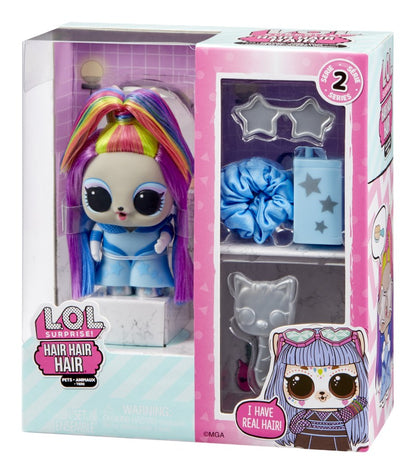 L.O.L. Surprise! Hair Hair Hair Zvířátko, PDQ fialové vlasy