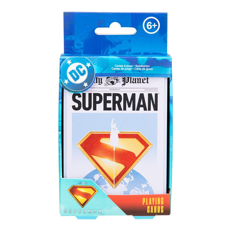 Superman hrací karty  (plechový box)
