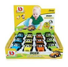 Jeep plastové autíčko modrý