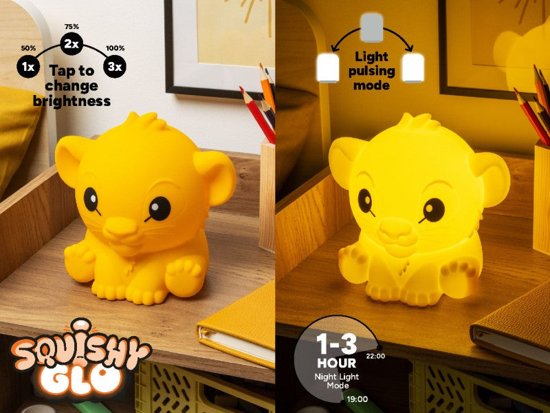 Simba světlo SquishyGlo silikonové