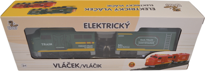 BABU vláčky - Elektrický vláček zelený - set 2 ks