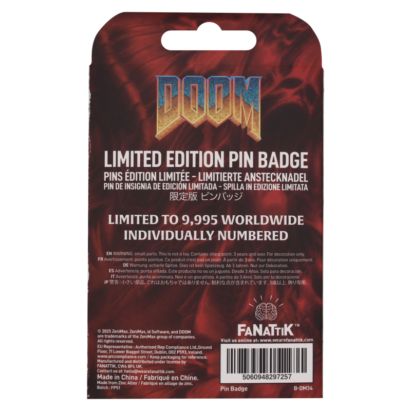 Doom Floppy pin