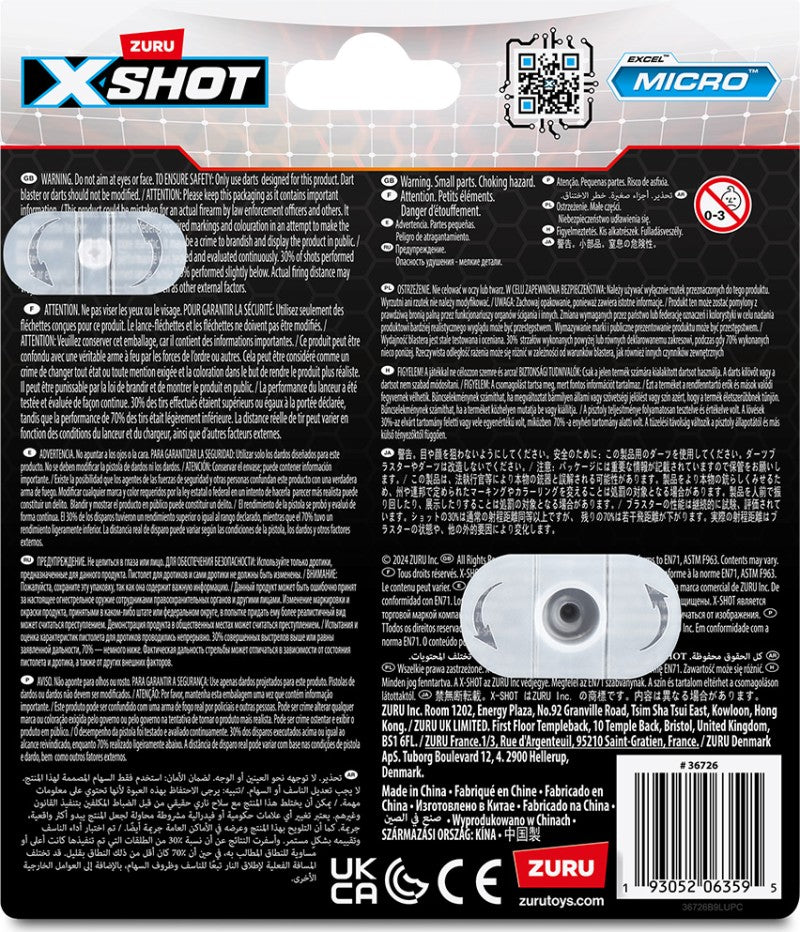 X-SHOT Excel Micro 2.0 Blaster 8 šipek