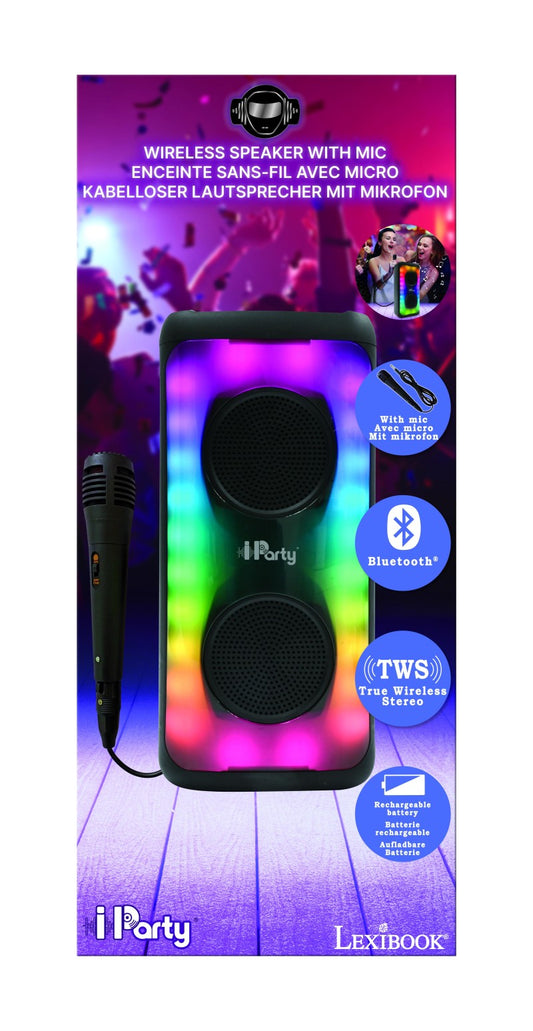 Lexibook bluetooth karaoke reproduktor s mikrofonem velký
