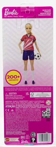 Barbie fotbalová panenka - Barbie v červeném dresu