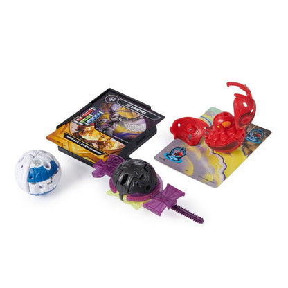 Bakugan 5 balení speciální útok s6 Hammerhead, Titanium Dragonoid, Nillious