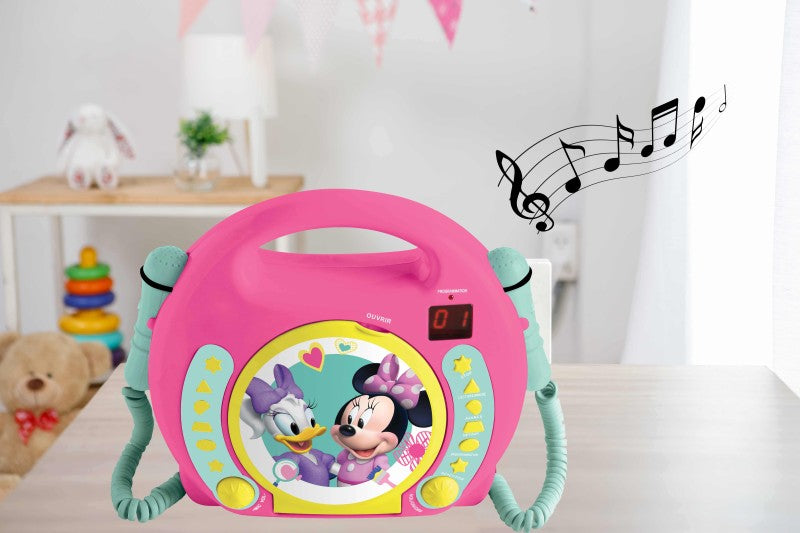 Lexibook CD přehrávač Minnie se 2 mikrofony