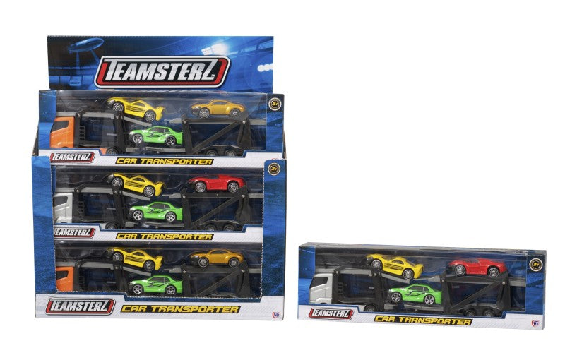 Teamsterz přepravní náklaďní automobil s autíčky stříbrná kabina