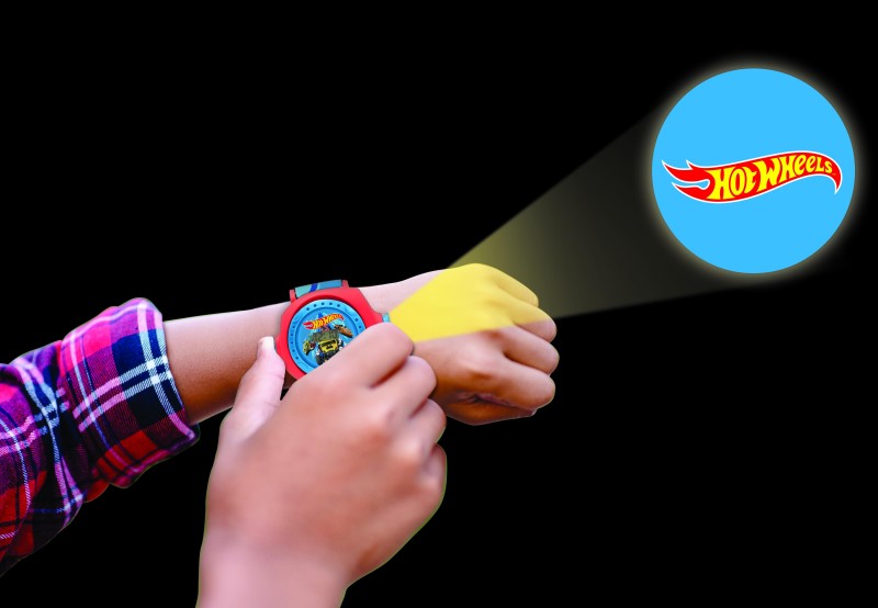 Lexibook digitální promítací hodinky Hot Wheels s 20 obrázky