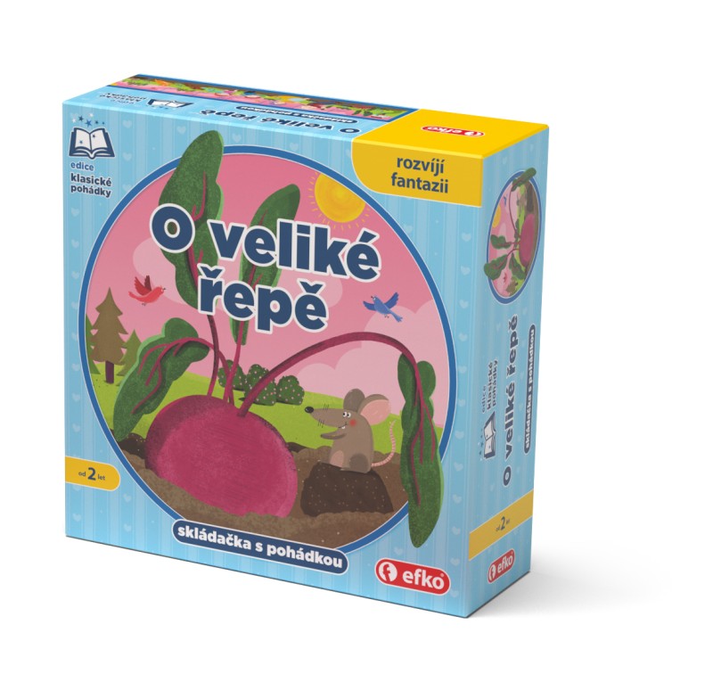 O veliké řepě - skládačka s pohádkou