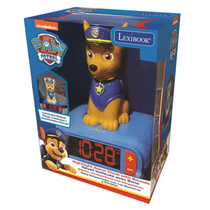 Lexibook Budík s nočním 3D světlem Chase Tlapková