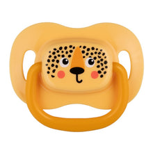Set symetrických silikonových dudlíků BabiesBoo 6-18m 2ks oranžový
