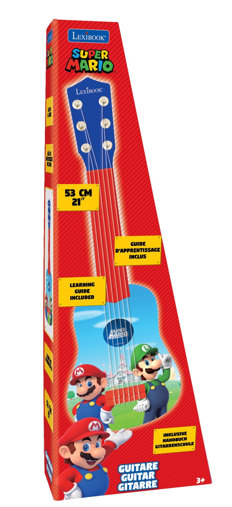 Lexibook moje první kytara Super Mario - 21"/53 cm