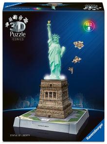 Puzzle 3D Iconics: Socha svobody (Noční edice)