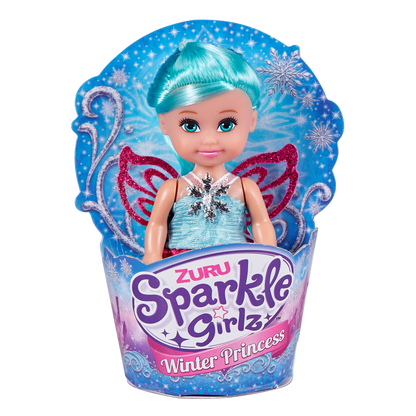 Princezna zimní Sparkle Girlz malá v kornoutku blond vlasy