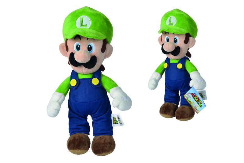 Plyšová figurka Super Mario Luigi, 30 cm