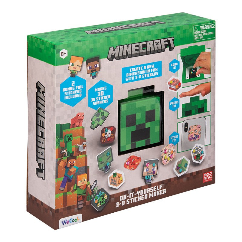 Minecraft 3D sada na výrobu samolepek