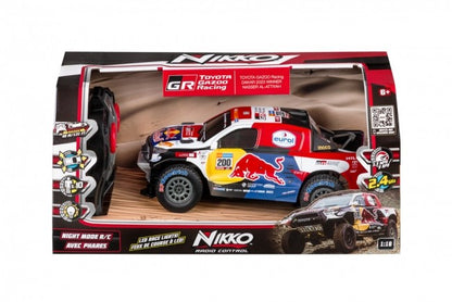 R/C auto Dakar Toyota se světly 1:18