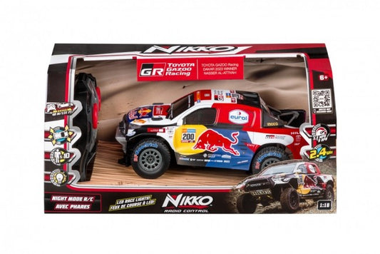 R/C auto Dakar Toyota se světly 1:18