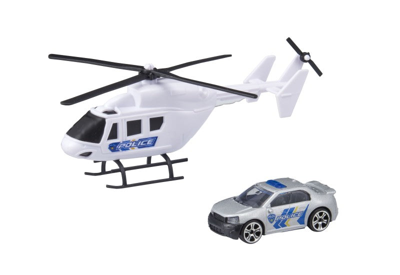 Teamsterz helikoptéra a autíčko záchranáři