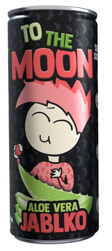 Mr. Moon ovocný nealkoholický nápoj s Aloe Vera a Jablko - 0,25l