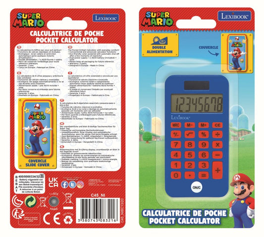 Lexibook kapesní kalkulačka Super Mario