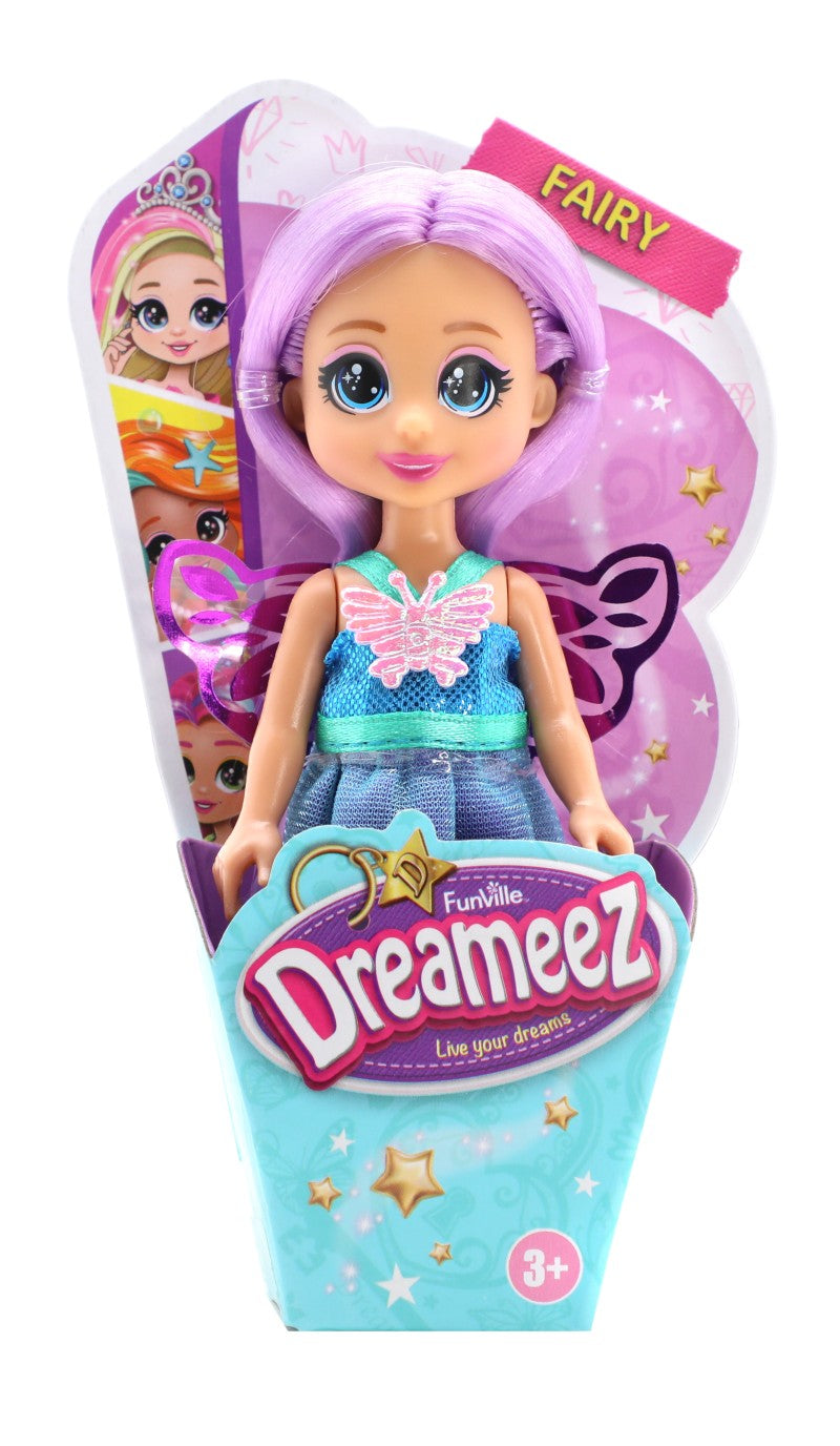 Dreameez mini víla v kornoutku růžové vlásky
