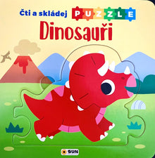 Čti a skládej puzzle - Dinosauři