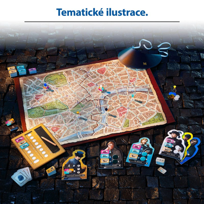 Stolní hra Scotland Yard Sherlock Holmes