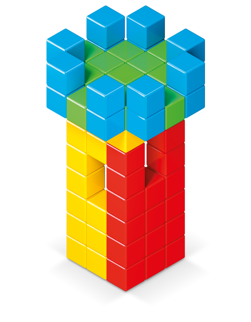 Geomag Magicube Full Color 128 dílků