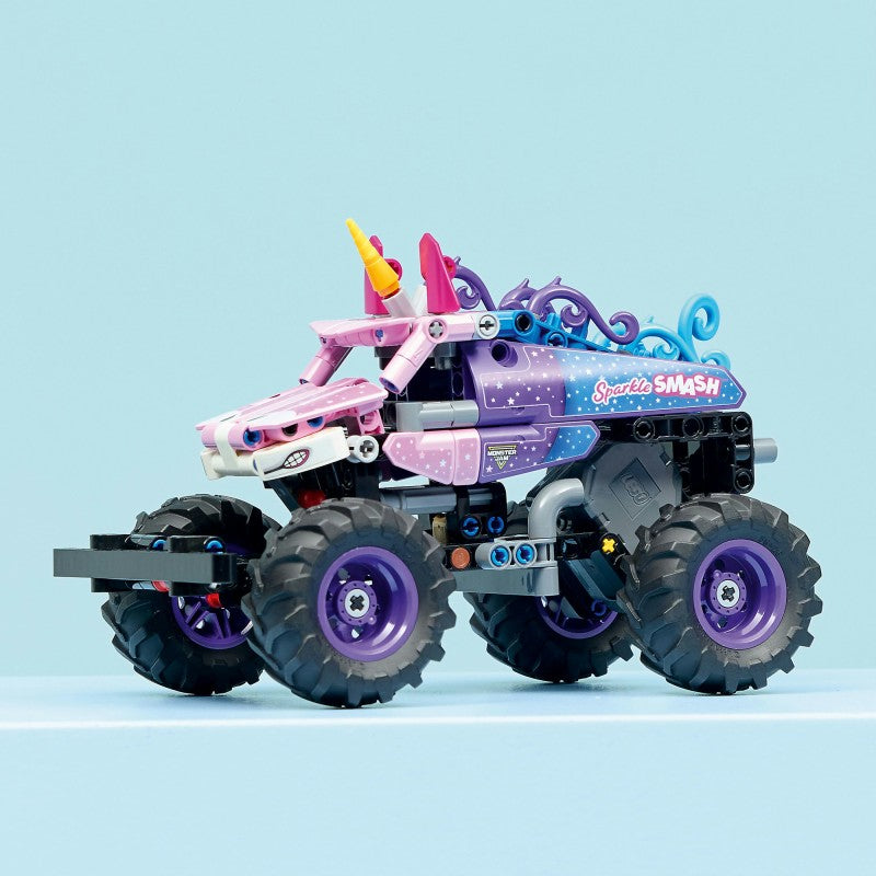 LEGO® 42220 Technic Monster Jam™ Sparkle Smash™ s natahovacím motorem