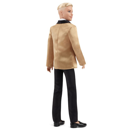 Barbie vánoční panenka Ken blond 2025