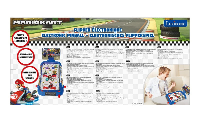 Lexibook elektronický stolní pinball Mario Kart