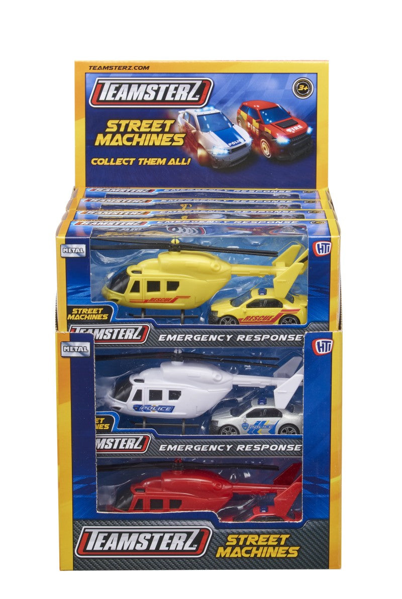 Teamsterz helikoptéra a autíčko policie