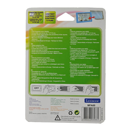 Lexibook ochranné fólie pro 7'' tablety 5 ks