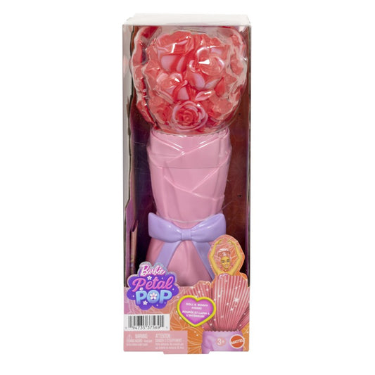Panenka Barbie Petal Pop Květinové překvapení - Červená růže