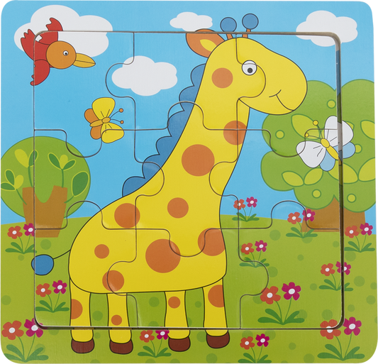 BABU - Edukativní puzzle - Žirafa