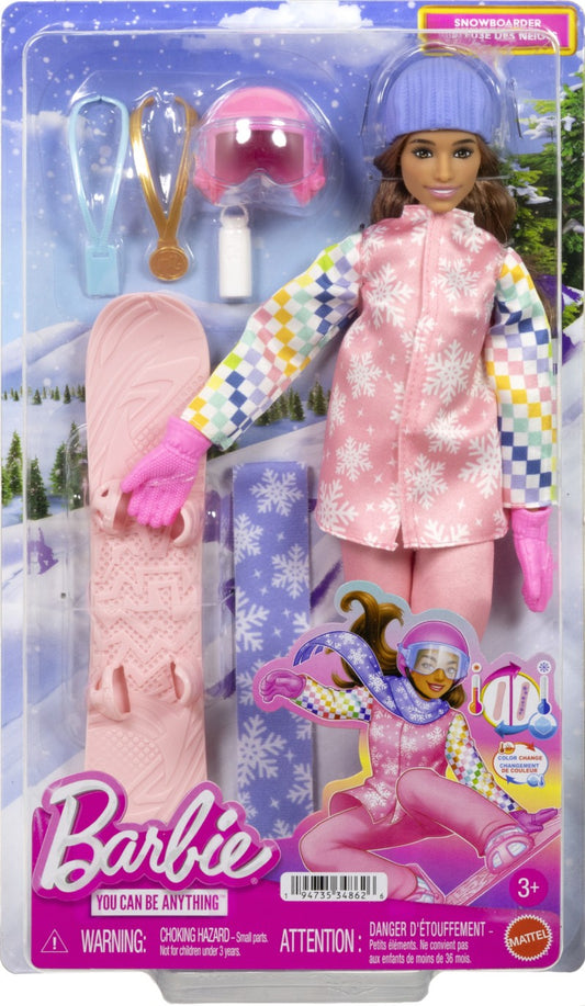 Barbie panenka povolání - snowboardistka