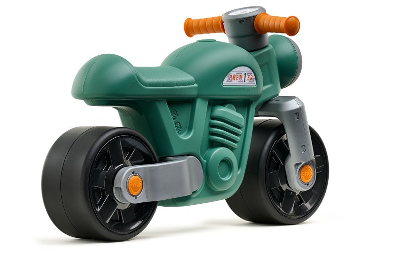 Odrážedlo motorka  "Premier" vintage zelené