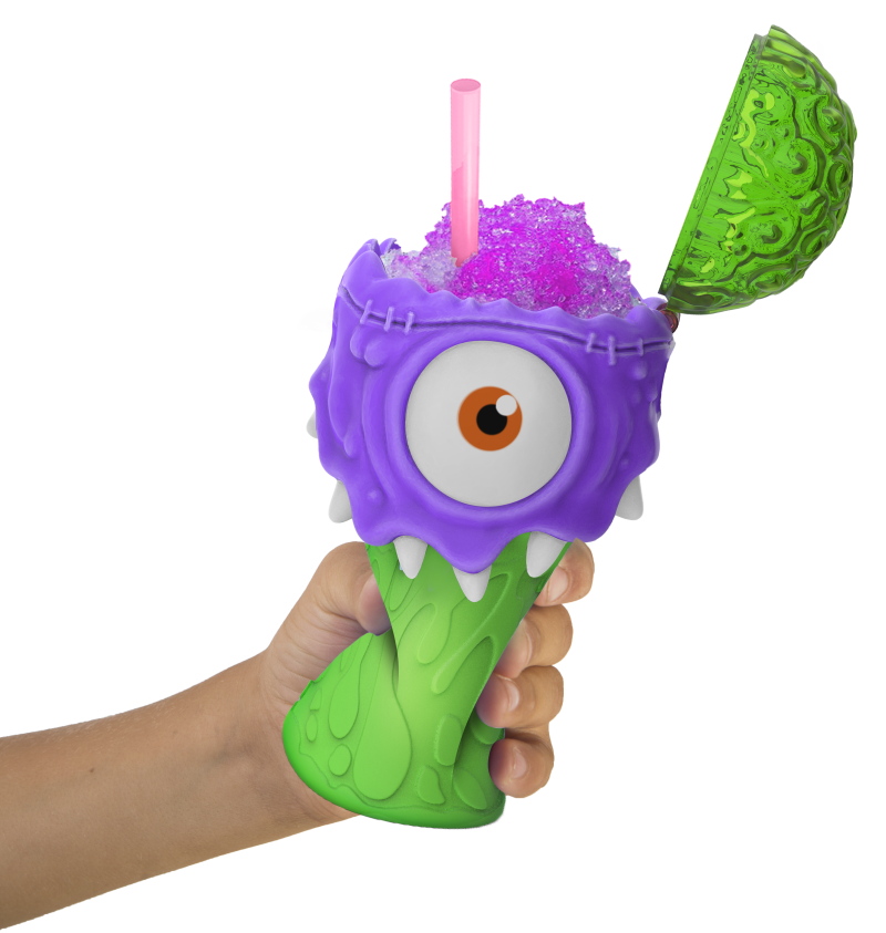 Slushy Maker Monster výroba ledové tříště Fialová hlava