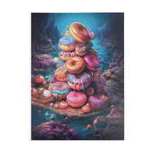 Wooden puzzle Pile of Donuts A3