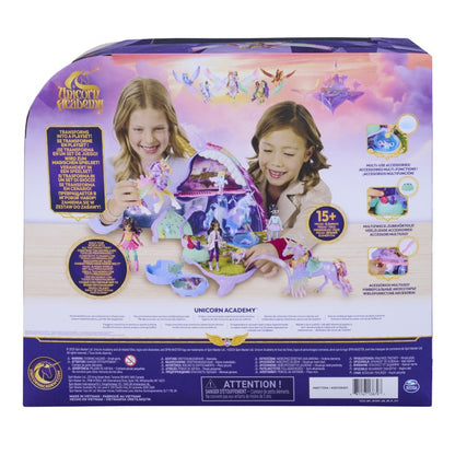 Unicorn academy česací hlava rozložitelná na hrací set