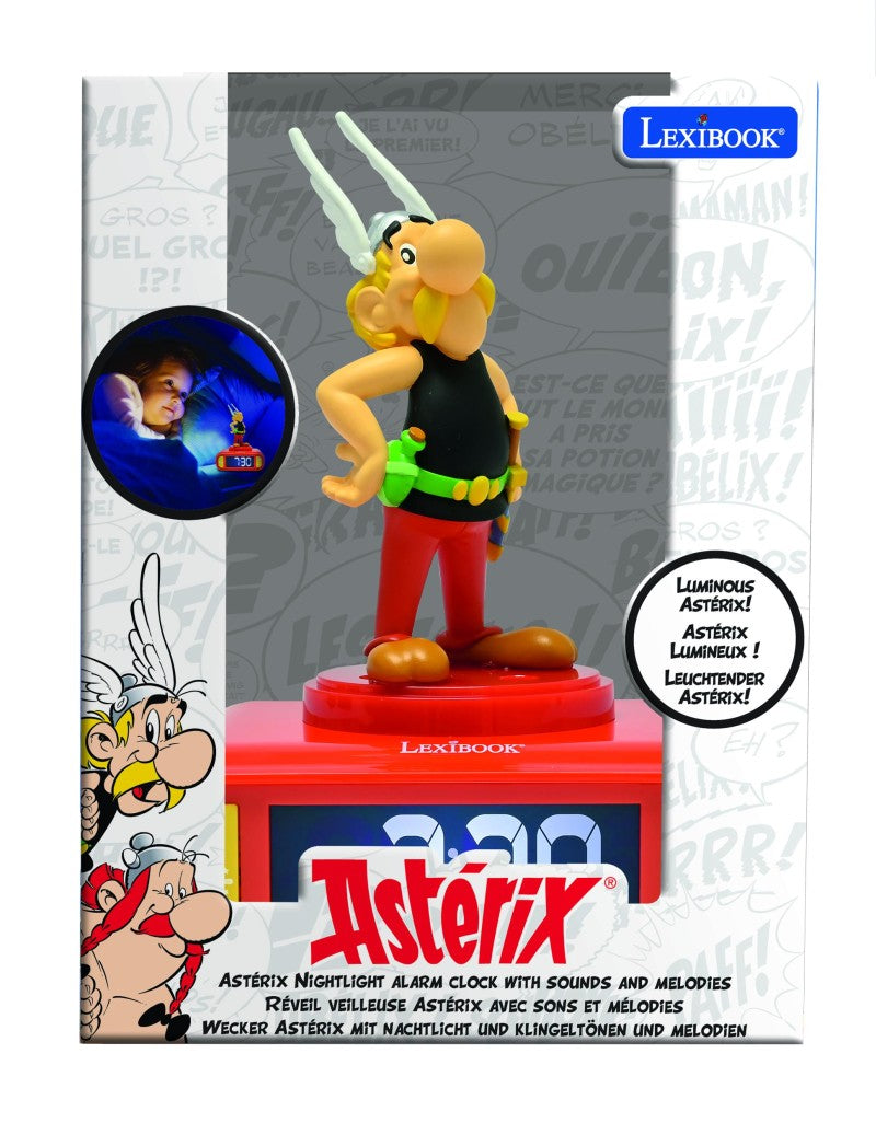 Lexibook budík Asterix se svítící figurkou