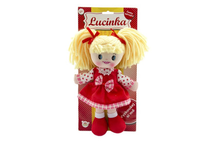 Panenka Lucinka hadrová plyš 30 cm