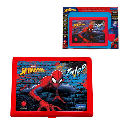 Lexibook česko-anglický vzdělávací notebook Spiderman 124 aktivit